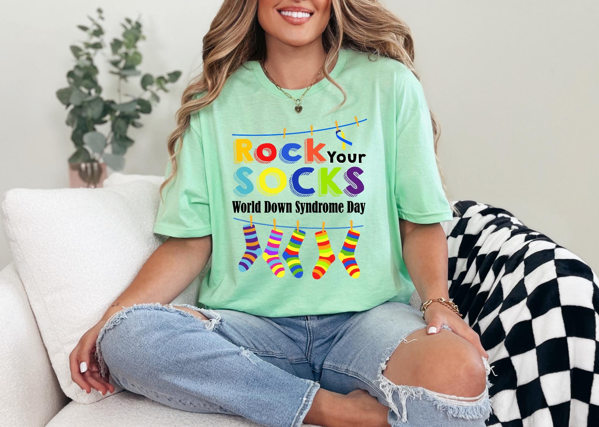 Down Syndrome Shirt Rock Your Sock Shirt World Down Syndrome T Shirt Kids T Shirt Down Syndrome Awareness Walk Tee Down Syndrome T21 Graphic Tee – Feel-Good Design · Great Gift For Fans