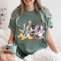 Mickey and Friends Retro Shirt Vintage Mickey Mouse Tee Disney World T shirt Disneyland Matching Shirts Mickey Friends Graphic T Shirt Graphic Tee – Aesthetic Look · Great Gift For Fans