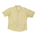 Gianfranco Ferre Beige Shirt Vintage Mens Designer Short Sleeve Button Up Graphic Tee – Fan Favorite · High-Quality Print