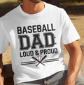 Baseball Dad Loud and Proud T Shirt Father39s Day Gift Sports Dad Shirt Baseball Fan Tee Proud Dad T Shirt Dad Gift Idea Graphic Tee – Everyday Comfort · Great Gift For Fans
