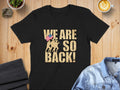 Patriotic T shirt We Are So Back Graphic Tee US Flag Shirt Military Pride USA Support Troops Shirt Flag Raising Art Casual Wear Graphic Tee – Warm & Stylish · Perfect For Daily Wear