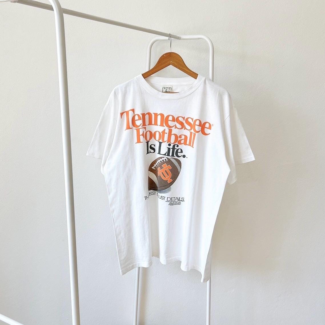 Vintage 90s Tennessee Volunteers football is live NCAA 1994 vintage Alore white t shirt XL Graphic Tee – Soft Feel · Perfect For Daily Wear