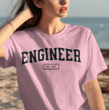 Engineer T Shirt EST 2025 Graphic Tee Gift for Engineers Graduation Gift College Major Shirt Engineer Pride Apparel Graphic Tee – Easygoing Wear · Perfect For Daily Wear