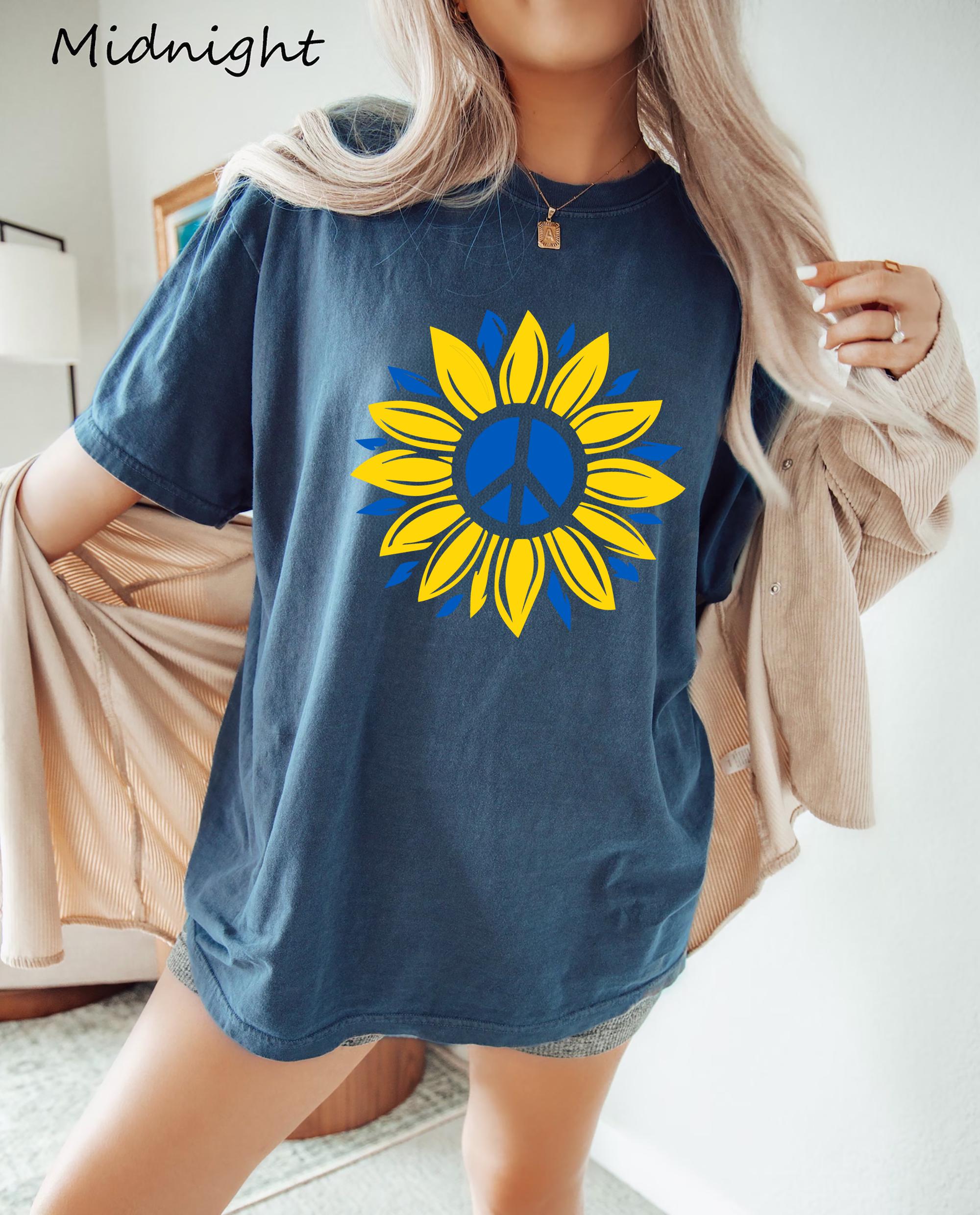 Sunflower Ukraine Shirt Ukraine Shirt Pray for Ukraine Shirt Support Ukraine Freedom for Ukraine Shirt Ukraine Tee Graphic Tee – Warm & Stylish · Great Gift For Fans