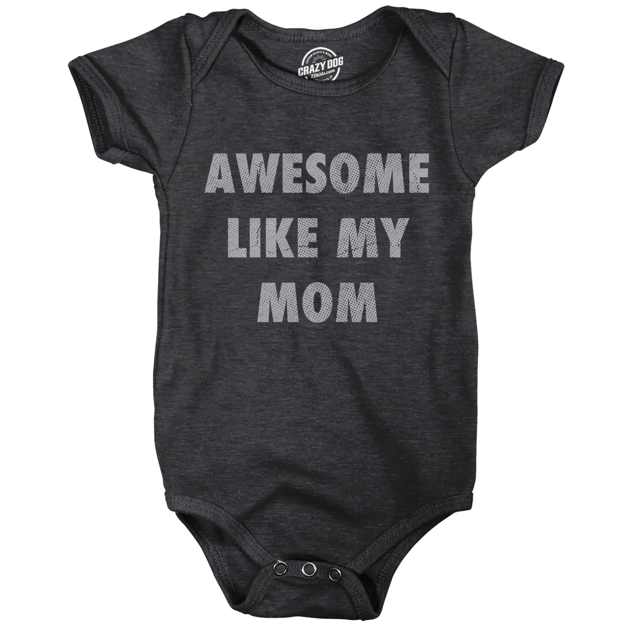 Love Mom Romper Funny Baby Clothes Baby Creeper Rompers For Mother39s Day Cute Romper Funny Romper Awesome Like My Mom New Mom Graphic Tee – Feel-Good Design · Top Pick For Any Outfit