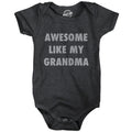 Love Grandma Romper Funny Baby Clothes Baby Creeper Rompers For Mother39s Day Cute Romper Funny Romper Awesome Like My Grandma New Baby Graphic Tee – Fan Favorite · Perfect For Daily Wear