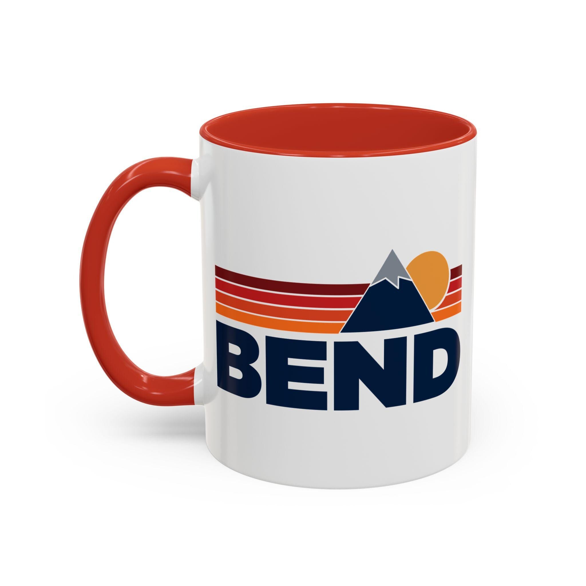 Bend Oregon Mountain Sunset Accent Coffee Mug 11oz Nature Lover Gift Outdoor Adventure Drinkware Vibrant Ceramic Cup Graphic Tee – Everyday Comfort · Top Pick For Any Outfit
