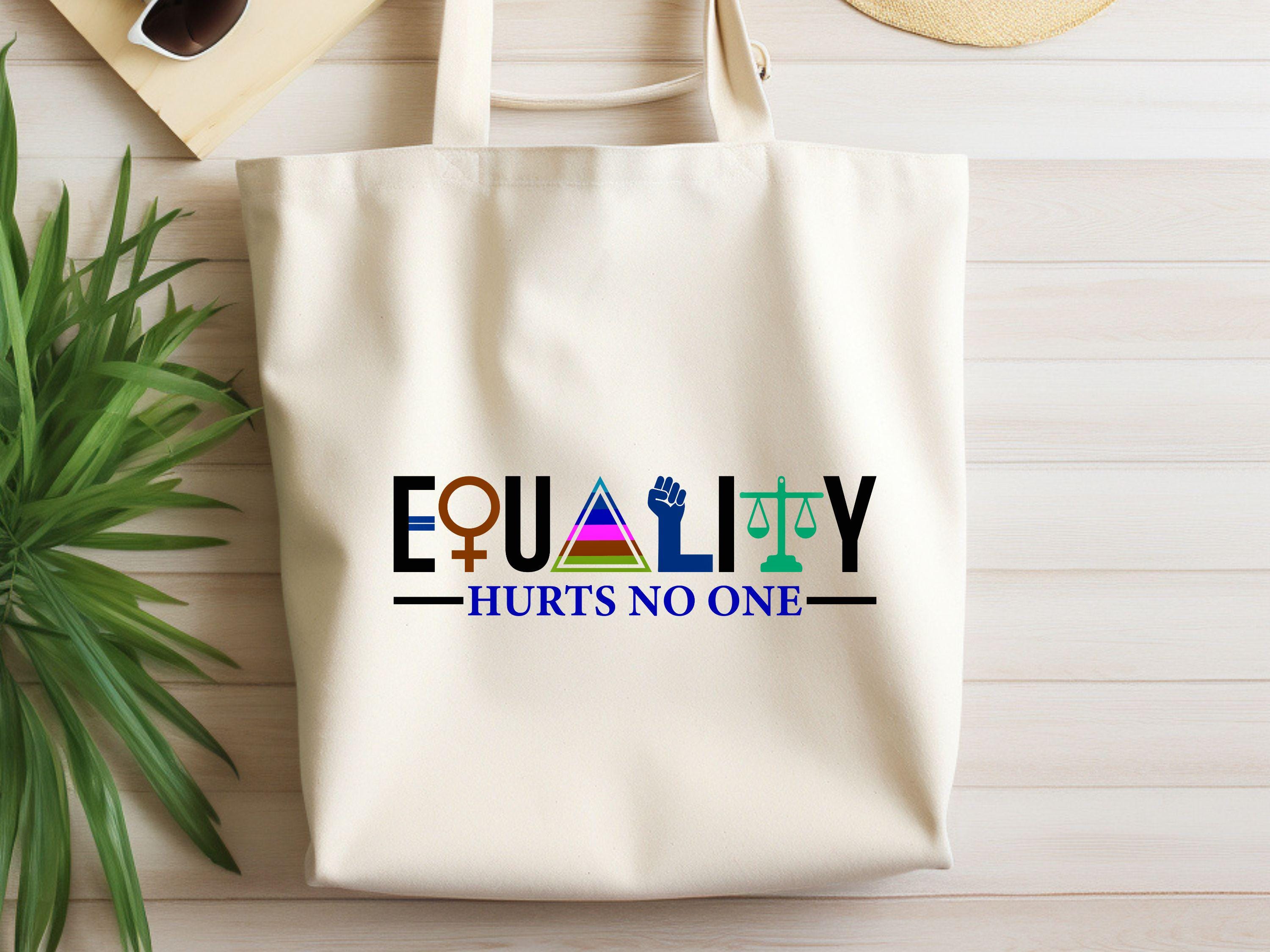 Equality Hurts No One Tote Bag Black Lives Matter Equal Rights Pride Bag LGBT Tote Social JusticeHuman Rights Anti Racism Gay Pride Tote Bag – Feel-Good Design · Must-Have Style