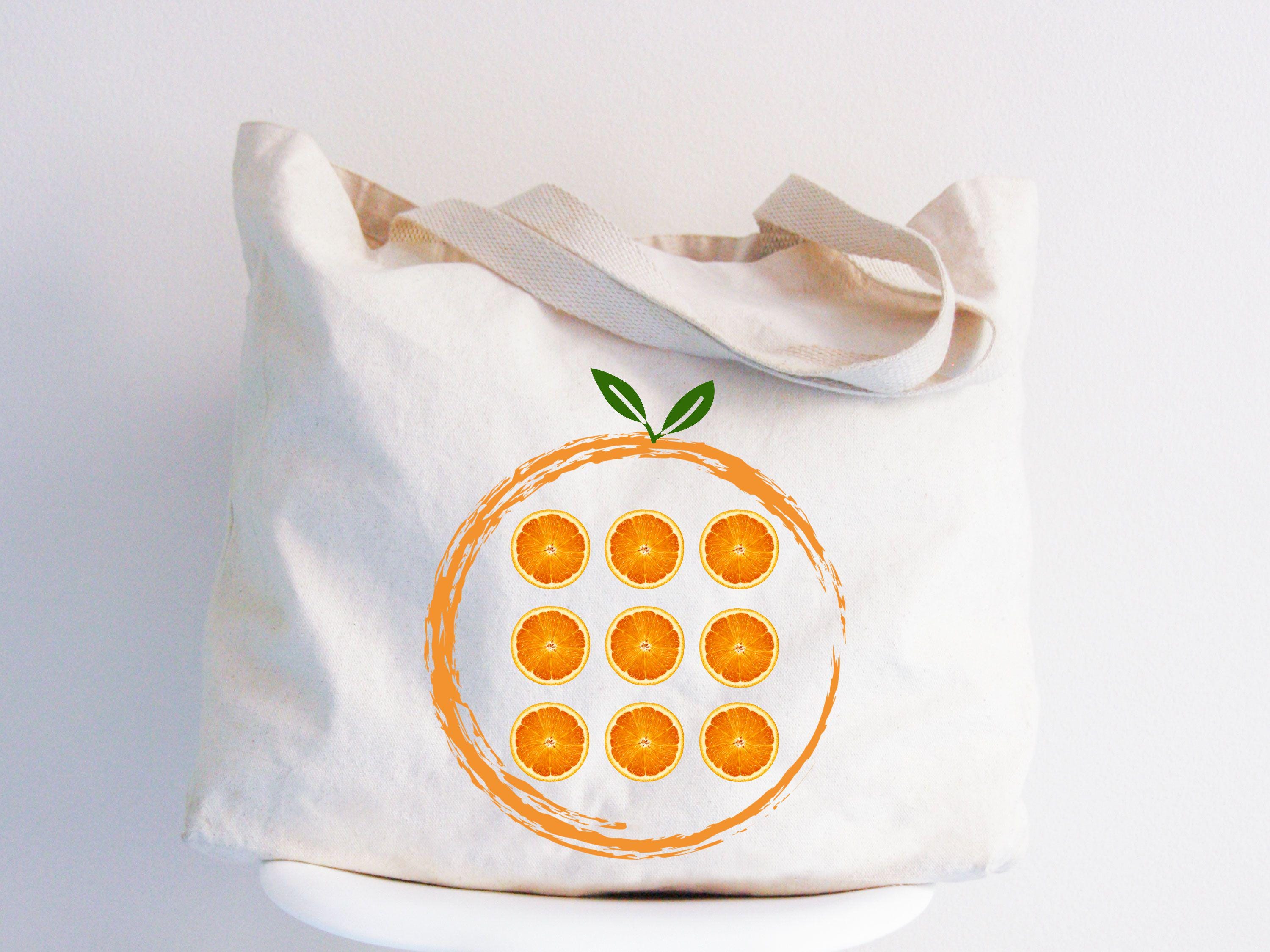 Orange Tote Bag Summer Fruit Tote Bag Farmers Market Tote Market Bag Grocery Bag Cute School Bag Beach Bag Fruit Tote BagOranges Bag Tote Bag – Soft Feel · High-Quality Print