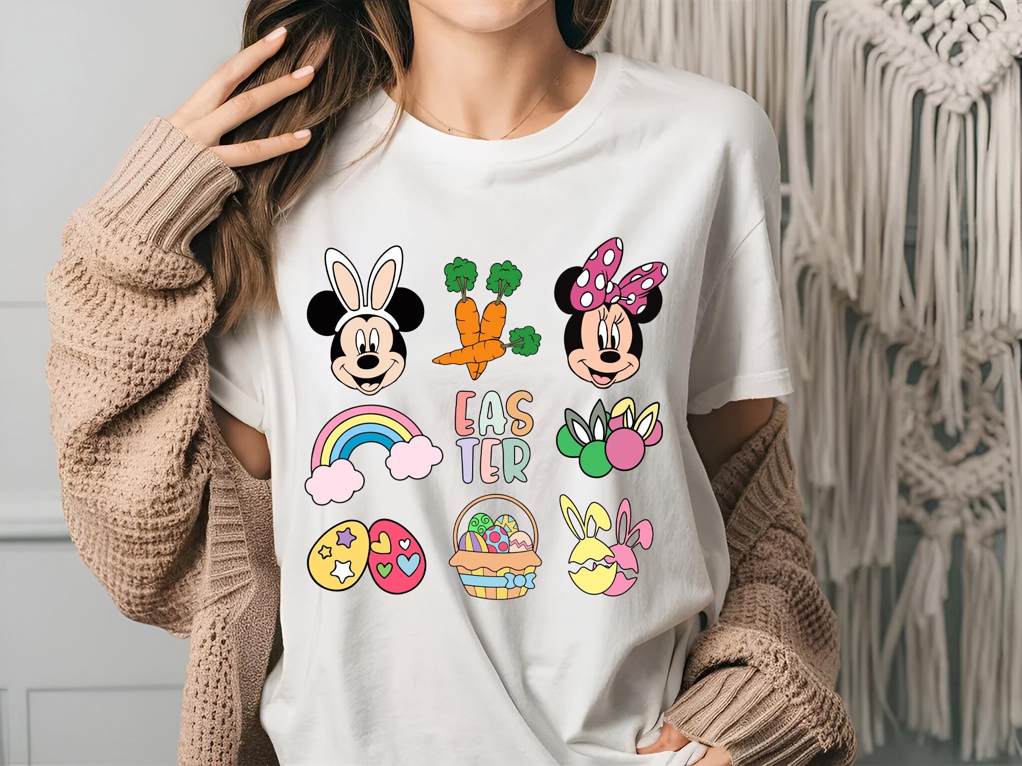 Easter Mickey Minnie Shirt Disney Easter Bunny Tee Mickey and Minnie Easter Egg Hunt Shirt Spring Disney Family Matching Gift Tee Graphic Tee – Premium Graphic · Great Gift For Fans