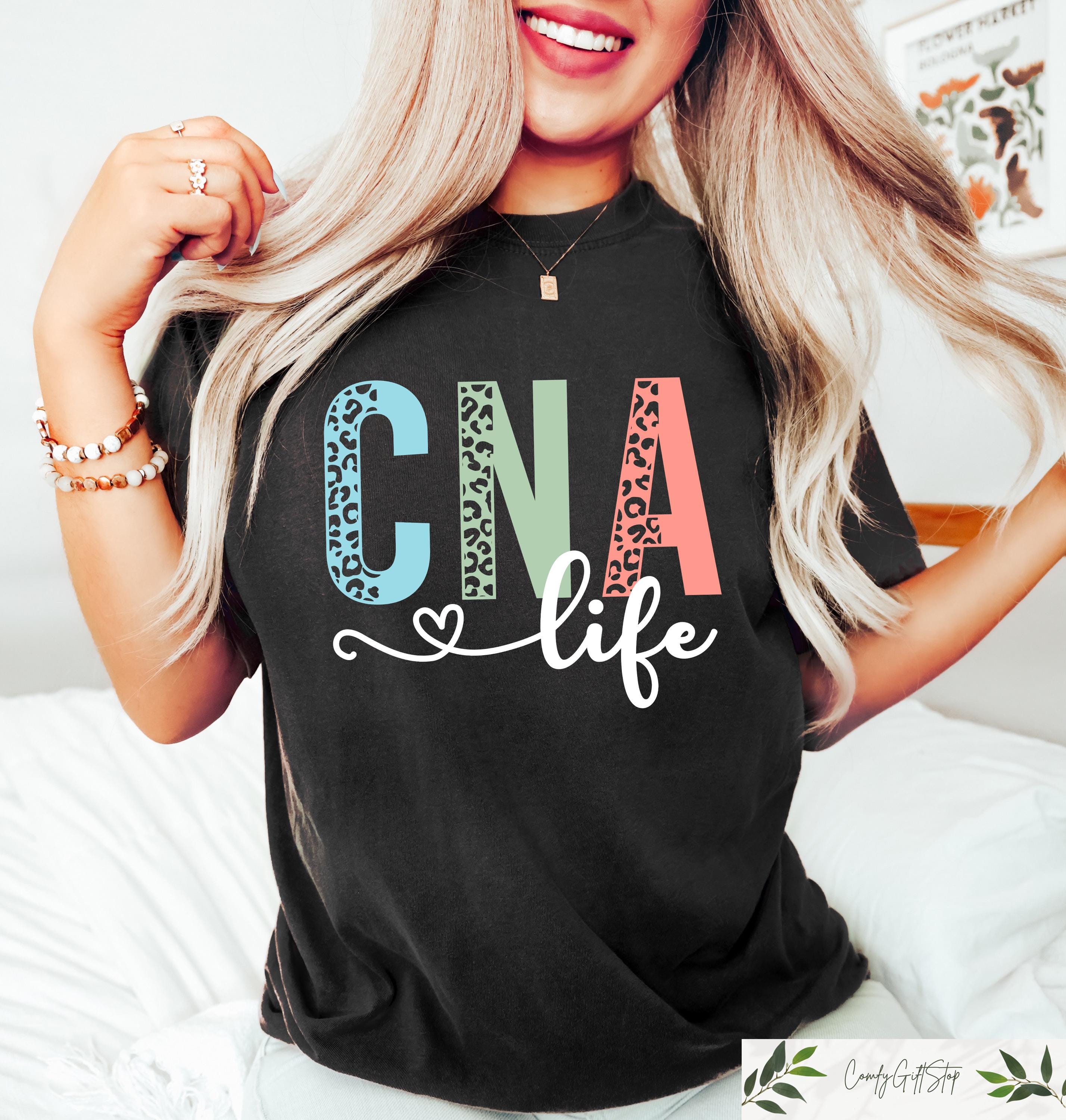 CNA Life T shirt Retro CNA Sweatshirt Nurse Life Shirt Certified Nursing Assistant Gift Registered Nurse Tee RN Nursing School Outfit Sweatshirt – Bold Style · Great Gift For Fans