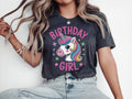 Birthday Girl Unicorn Shirt Birthday Girl Shirt Youth Unicorn Birthday Girl Shirt Girl Unicorn Birthday Shirts Birthday Unicorn Shirt Graphic Tee – Cozy Vibes · Trending Graphic Apparel
