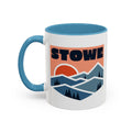 Stowe Vermont Mountain Sunset Accent Coffee Mug 11oz Nature Lover Gift Outdoor Adventure Drinkware Vibrant Ceramic Cup Graphic Tee – Soft Feel · Great Gift For Fans