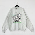 Vintage 90s Outdoor Outfitters Sweatshirt White Tiger Crewneck Deer Sweater Pullover Dog Eagle Wolf Ducks Unlimited Print Logo Grey XLarge Sweatshirt – Everyday Comfort · Must-Have Style