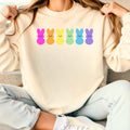 Easter Bunny Peeps Sweatshirt Easter Hoodie Easter Shirt Bunny Peeps Shirt Easter bunnies long sleeve Kids t shirt Kids easter shirt Hoodie – Soft Feel · Top Pick For Any Outfit