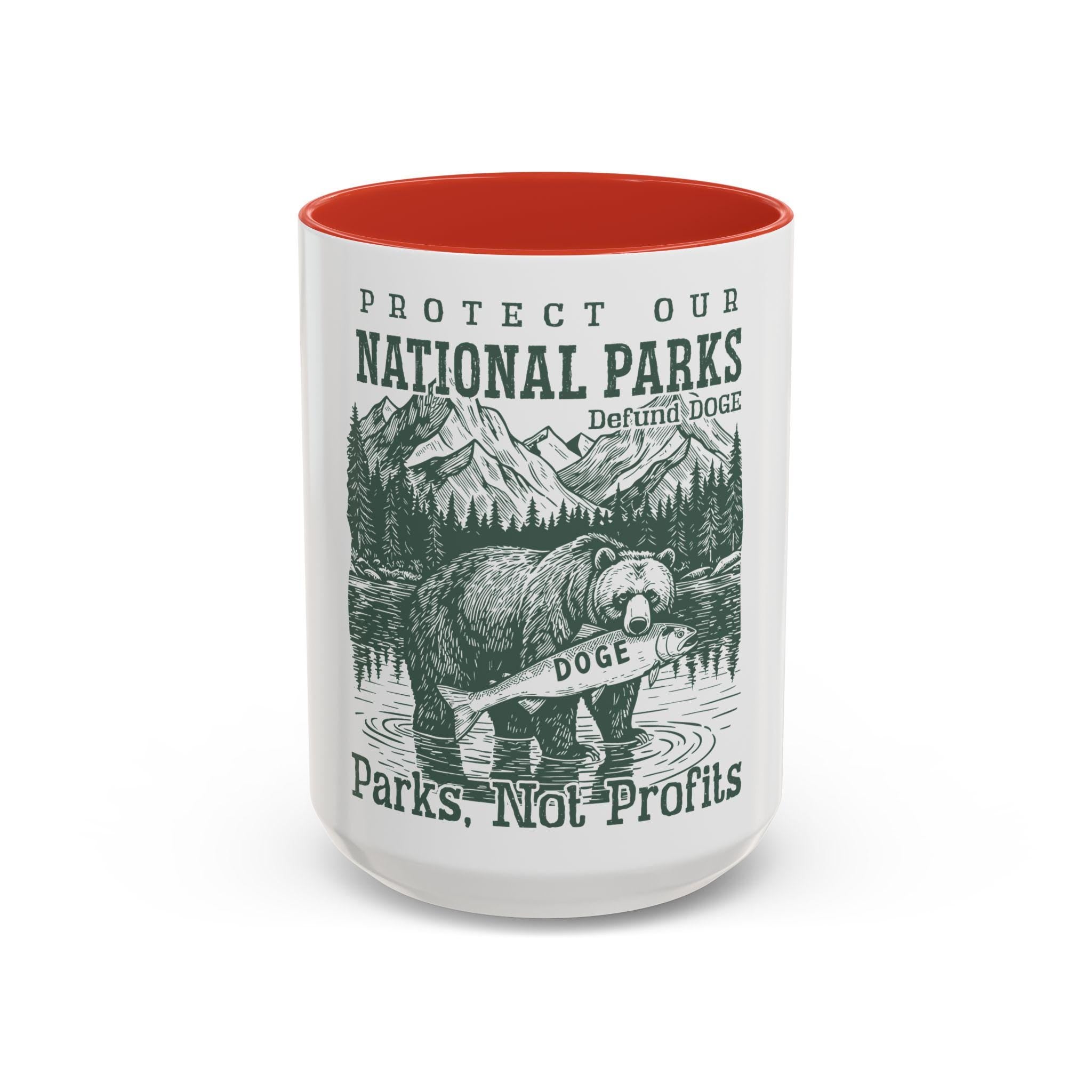 Coffee Mug National Parks Anti Trump Fuck Elon Musk Gift for Hiker Yosemite Joshua Park Subtle Design Graphic Tee – Feel-Good Design · Top Pick For Any Outfit