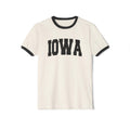 Iowa Cotton Ringer Graphic Tee Unisex Iowa T Shirt Vintage Style Tee Men39sWomen39s Tee Collegiate Style Graphic Tee – Easygoing Wear · Top Pick For Any Outfit