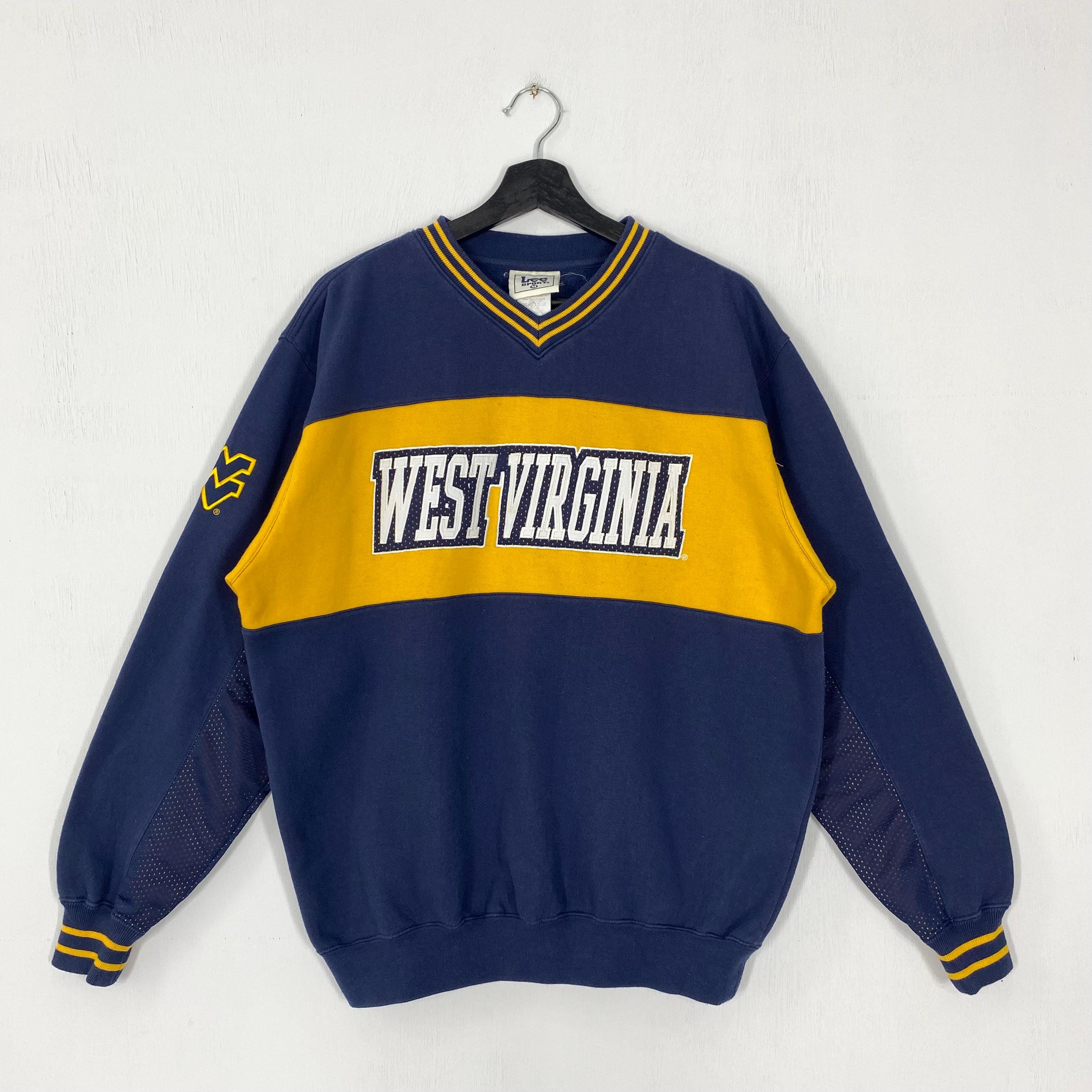 Vintage West Virginia University Sweatshirt West Virginia Crewneck West Virginia Sweater West Virginia Mountaineers Embroidered Logo Medium Sweatshirt – Cozy Vibes · Perfect For Daily Wear