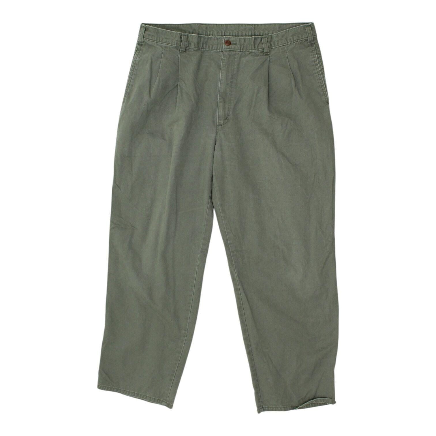 Dockers Green Chino Trousers Vintage Mens High End Designer Casual Pants VTG Graphic Tee – Aesthetic Look · Top Pick For Any Outfit