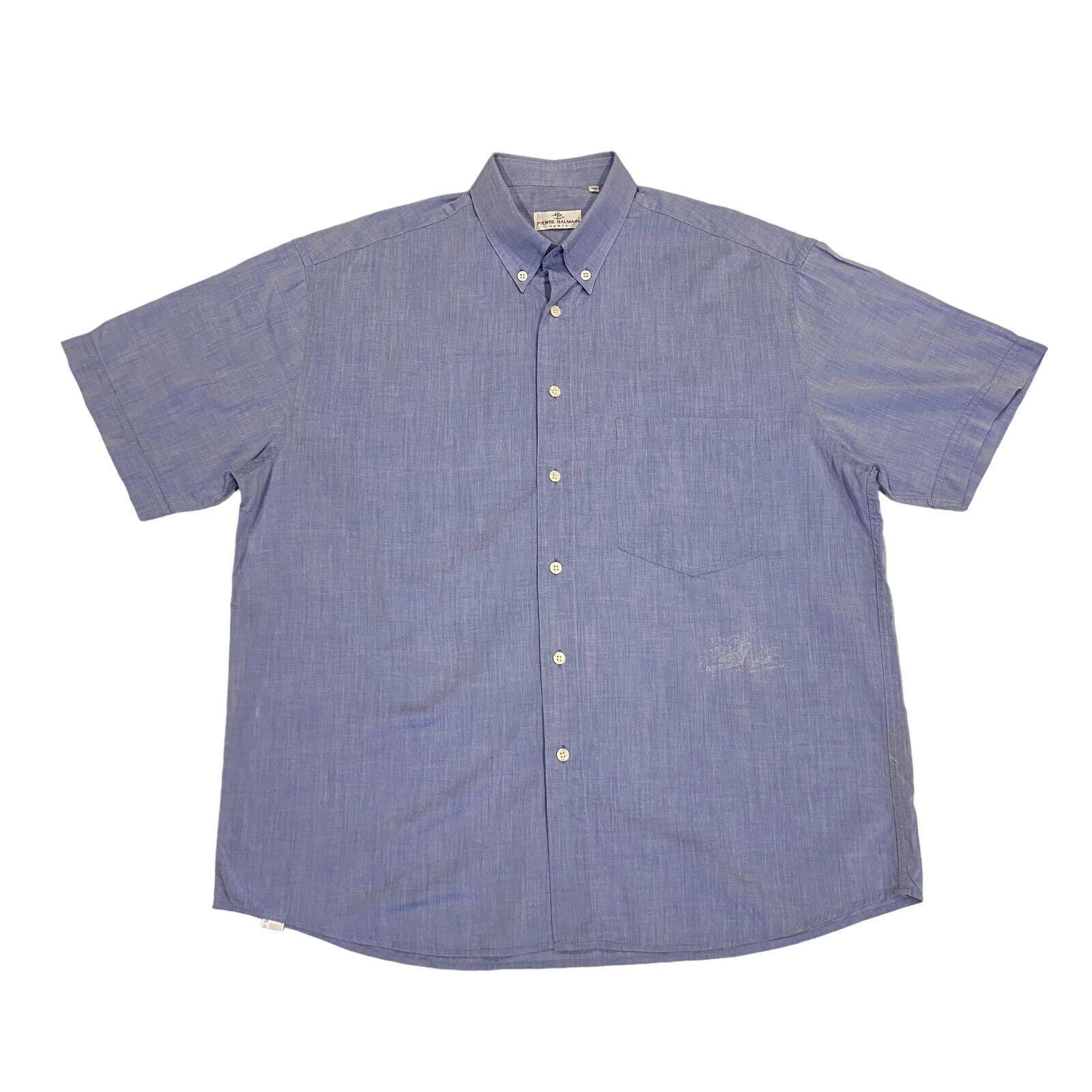 Pierre Balmain Mens Shirt Vintage Blue Short Sleeve Luxury High End Designer Graphic Tee – Cozy Vibes · Trending Graphic Apparel