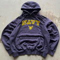 Vintage Y2K Heavyweight USN Navy Military Grunge Hoodie Hoodie – Cozy Vibes · Perfect For Daily Wear
