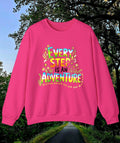 Every Step is an Adventure Sweatshirt Unisex Walking Therapy Shirt Cozy Gift for Nature Lovers Outdoor Activities Apparel Motivational Sweatshirt – Soft Feel · High-Quality Print