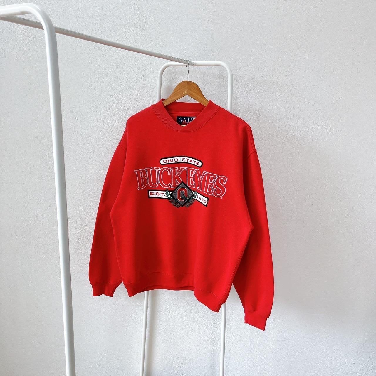 Vintage 90s Ohio State Buckeyes vintage Galt sand embroidery red sweatshirt M Sweatshirt – Fan Favorite · Perfect For Daily Wear