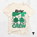 Lucky PT Crew St Patricks Day Nurse Shirt Clover Graphic Tee Funny Nurse Gift Shamrock Apparel for Nurses Graphic Tee – Everyday Comfort · Must-Have Style