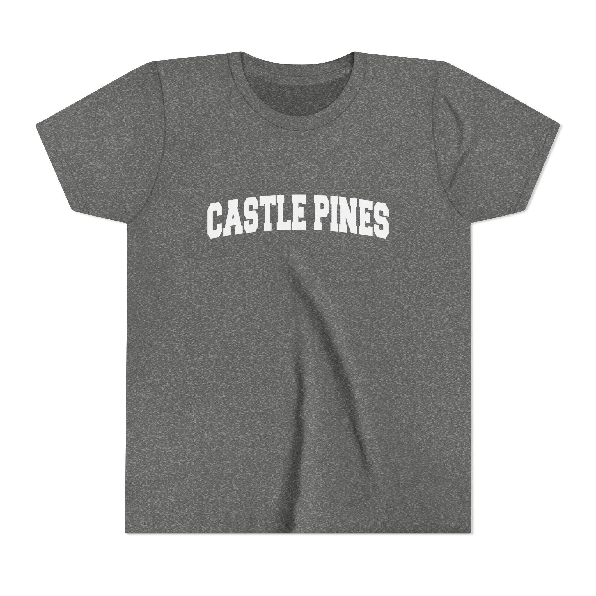 Castle Pine Colorado Youth Graphic Tee Kids Castle Pine T Shirt Graphic Tee – Warm & Stylish · Great Gift For Fans