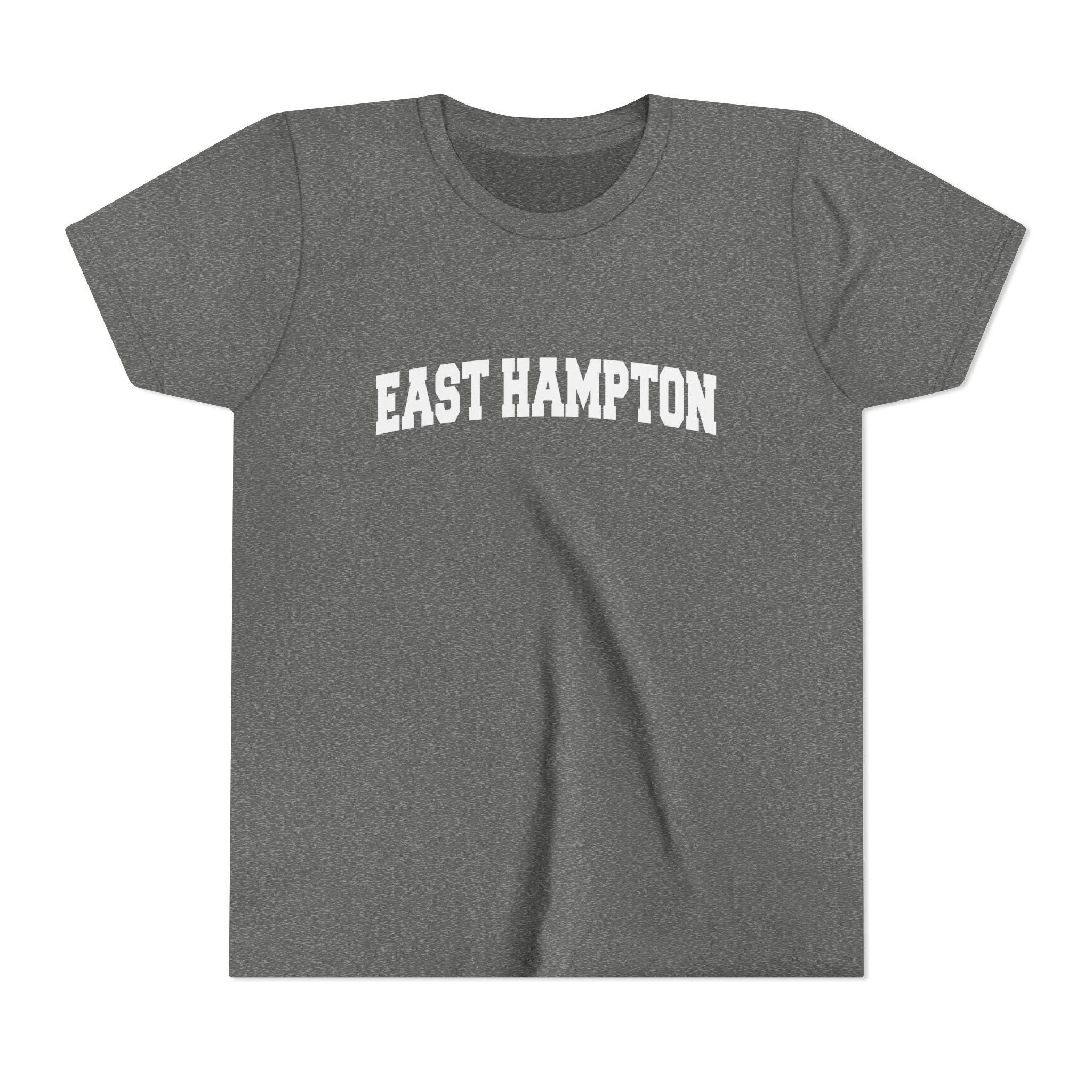East Hampton New York Youth Graphic Tee Kids East Hampton T Shirt Graphic Tee – Bold Style · Great Gift For Fans