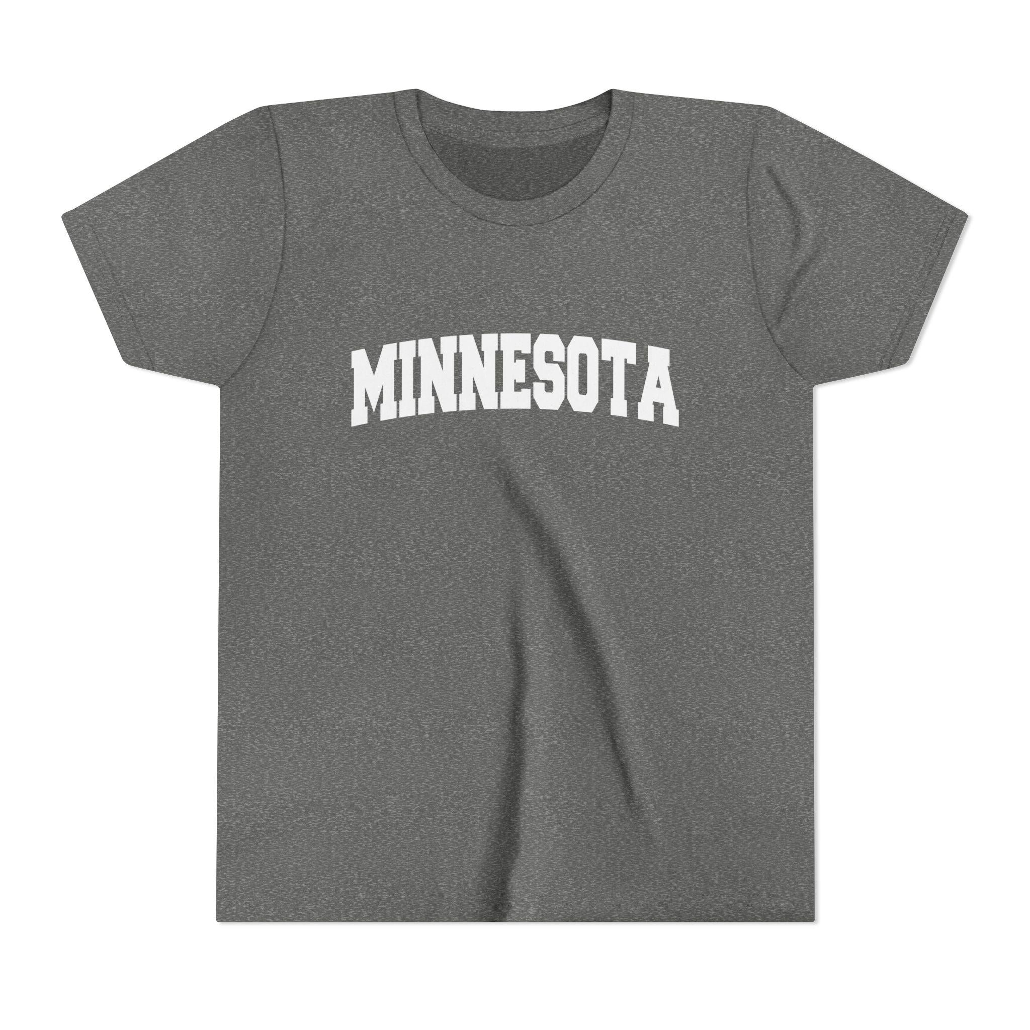 Minnesota Youth Graphic Tee Kids T Shirt Graphic Tee – Aesthetic Look · Perfect For Daily Wear
