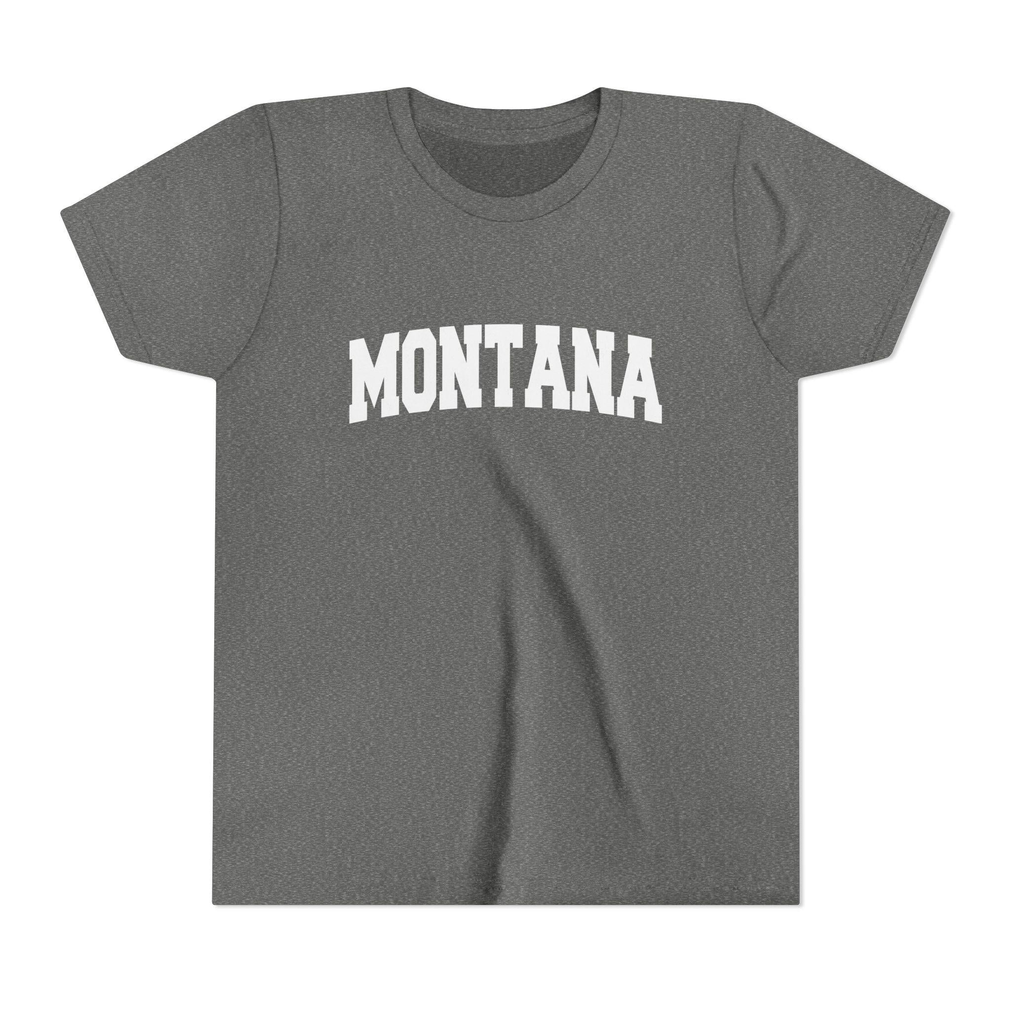 Montana Youth Graphic Tee Kids T Shirt Graphic Tee – Soft Feel · High-Quality Print