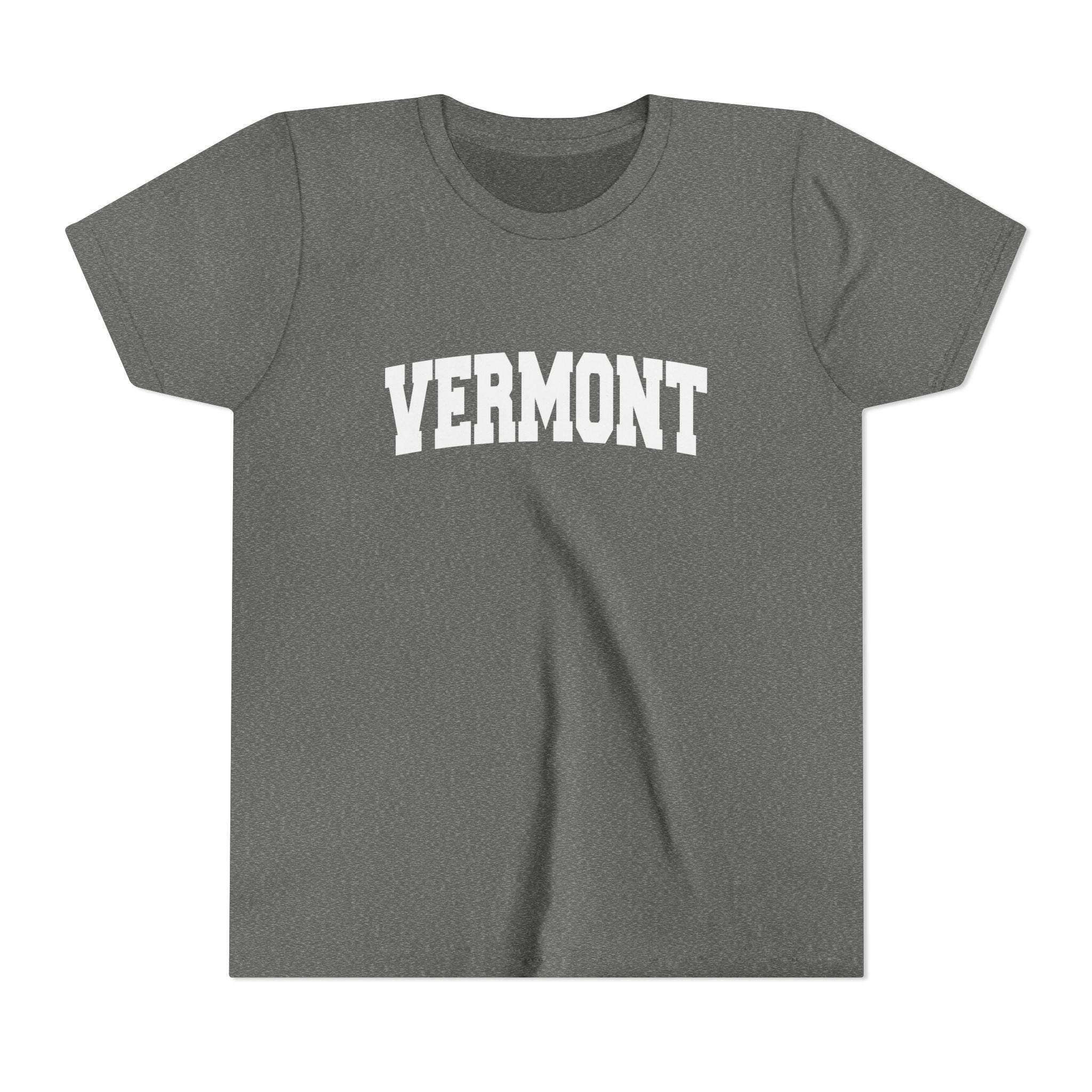 Vermont Youth Graphic Tee Kids T Shirt Graphic Tee – Everyday Comfort · Trending Graphic Apparel
