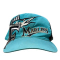 Vintage 90s MLB Florida Marlins Big Logo Split Panel Snapback Graphic Tee – Warm & Stylish · High-Quality Print