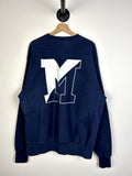 Vintage 90s University Of Marietta Reverse Weave Navy Crewneck Size XXL Graphic Tee – Premium Graphic · High-Quality Print
