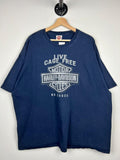 Vintage Harley Davidson Live Cage Free Navy Tee Size XL Graphic Tee – Aesthetic Look · Must-Have Style