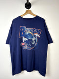Vintage 90s NFL Starter Denver Broncos Navy Tee Size L Graphic Tee – Easygoing Wear · Trending Graphic Apparel