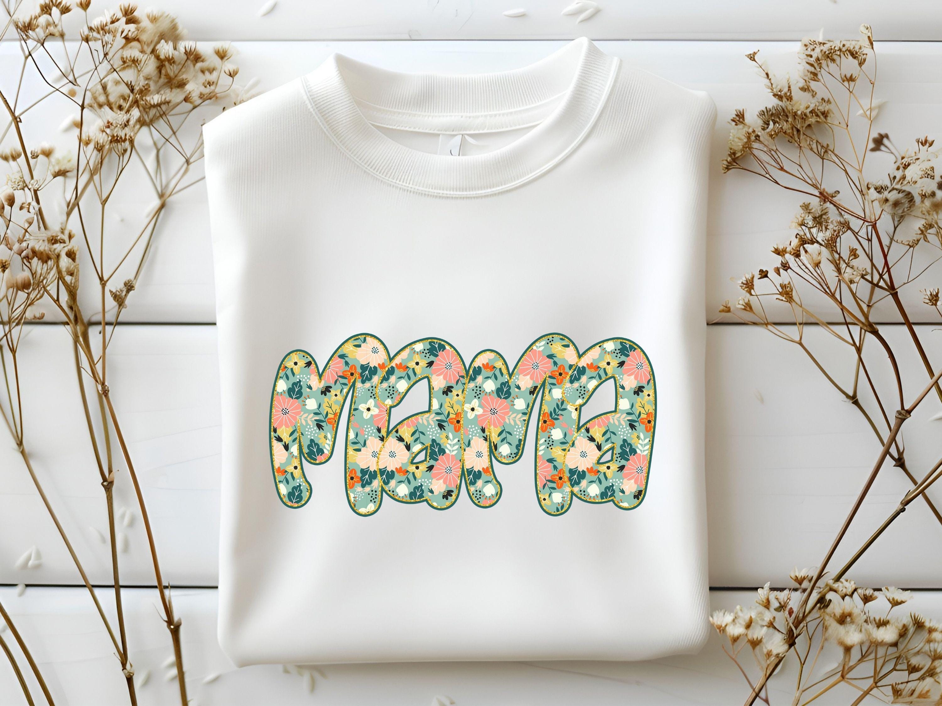 Floral Mama Sweatshirt Nana Sweat Mother39s Day Gift Mommy Sweat New Mom Gift Gift for Mother Nini SweatGigi Birthday Gift For Grandma Sweatshirt – Fan Favorite · Top Pick For Any Outfit