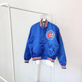 Vintage 90s Chicago Cubs MLB baseball vintage Dimond X Starter blue bomber jacket M Graphic Tee – Soft Feel · Trending Graphic Apparel