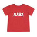 Alaska Toddler Graphic Tee Kids Alaska Vacation Shirt Collegiate Style Graphic Tee – Feel-Good Design · Perfect For Daily Wear