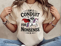 I Am A Conduit For Nonsense Shirt Funny Meme Shirt Funny Unicorn Meme T Shirt Funny Shirt Gifted Funny Raccoon Shirt Funny Meme Graphic Tee – Cozy Vibes · Must-Have Style