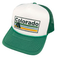 Colorado Trucker Hat Retro Camping Colorado Snapback Hat Adult Hat Graphic Tee – Easygoing Wear · High-Quality Print