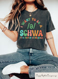 I Want To Be A SCHWA It39s Never Stressed T shirt Funny Reading Shirt Literacy Coach Sweatshirt Reading Teacher Gift English Teacher Tee Sweatshirt – Feel-Good Design · High-Quality Print
