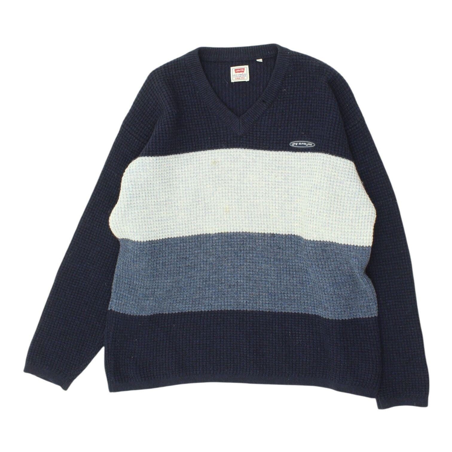 Levi39s Blue Striped Jumper Vintage Mens Designer Casual Knit VNeck Sweater Graphic Tee – Premium Graphic · Must-Have Style