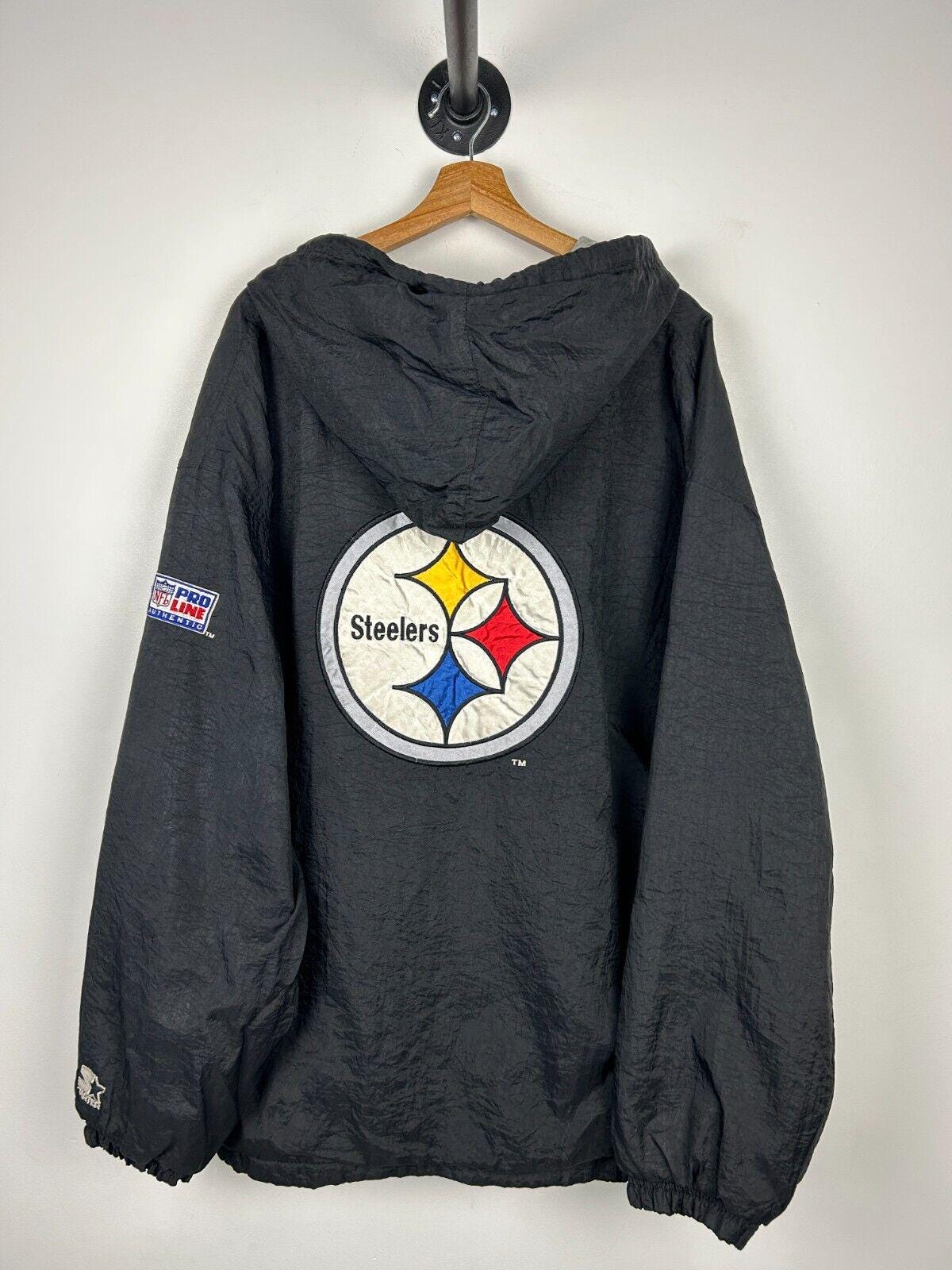 Vintage 90s NFL Starter Pro Line Pittsburgh Steelers Black Jacket Size XXL Graphic Tee – Cozy Vibes · Trending Graphic Apparel