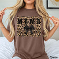 Mama Leopard Print Shirt Bow Tee Coquette Trendy Mama T shirt Animal Print Gift for Mom Mother39s Day Gift New Mom Graphic Tee – Bold Style · Great Gift For Fans