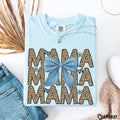 Mama Leopard Print Shirt Denim Bow Tee Coquette Flower T shirt Butterfly Mom Gift Mother39s Day Gift New Mom Spring Graphic Tee – Premium Graphic · Top Pick For Any Outfit