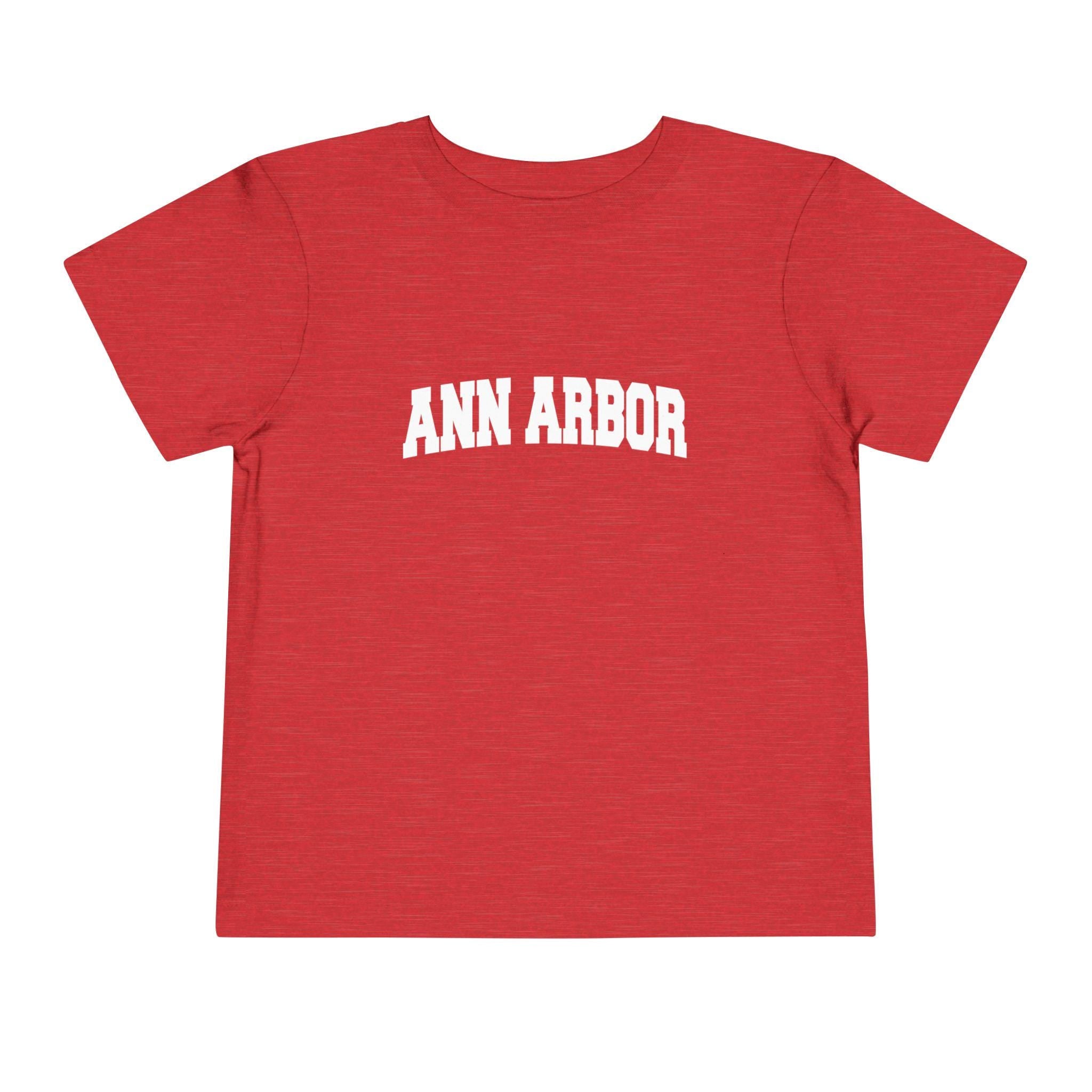 Ann Arbor Michigan Toddler Graphic Tee Kids Ann Arbor Vacation Shirt Graphic Tee – Premium Graphic · Trending Graphic Apparel