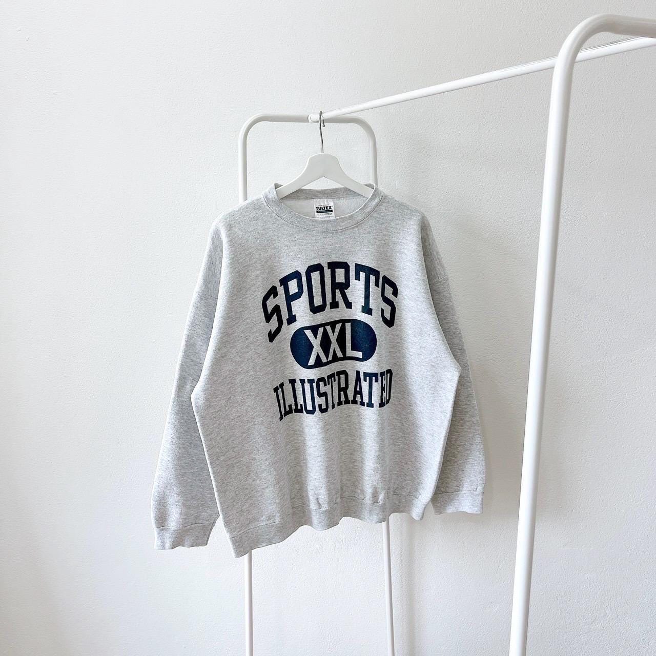 Vintage 90s Sport XXL Illustrated Made in USA vintage Tultex gray sweatshirt XL Sweatshirt – Aesthetic Look · Great Gift For Fans