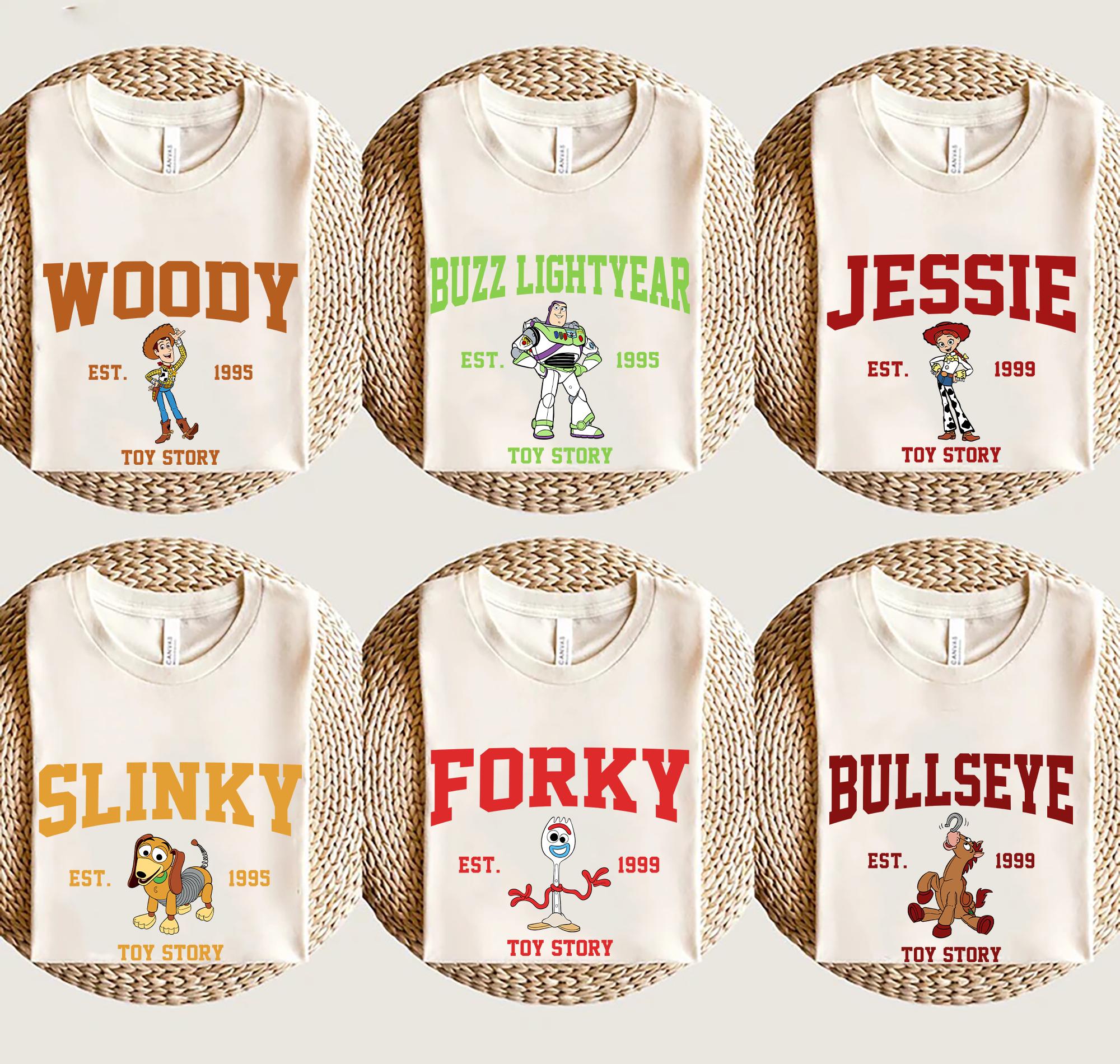 Disney Toy Story Shirt Pixar Day Tee Sheriff Woody Shirt Jessie Shirt Buzz Lightyear Shirt Disneyland Family Vacation 2025 Shirt Gift Graphic Tee – Fan Favorite · Trending Graphic Apparel